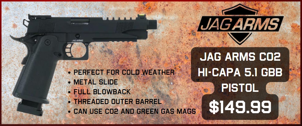 Jag Arms CO2 Airsoft Pistol Black Friday 2023